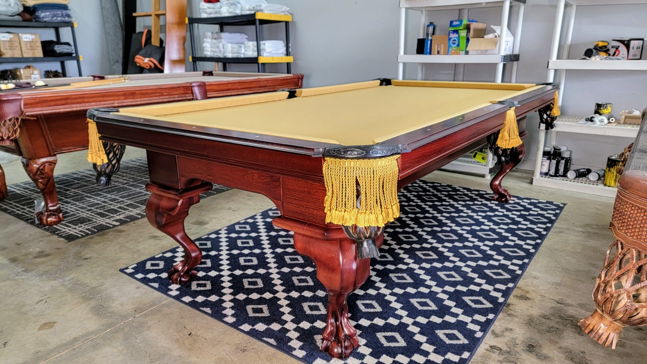 Featured image for “Handmade 8ft. Peter Vitale "Peregrine" Pool Table w/ Free Installation”